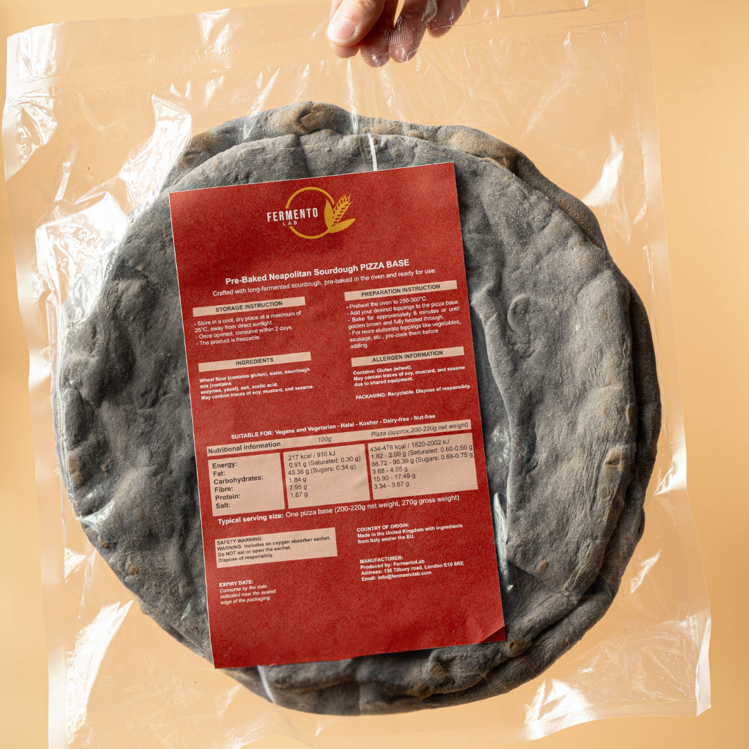 THE BLACK CRUST – ARTISAN CHARCOAL PIZZA BASE
