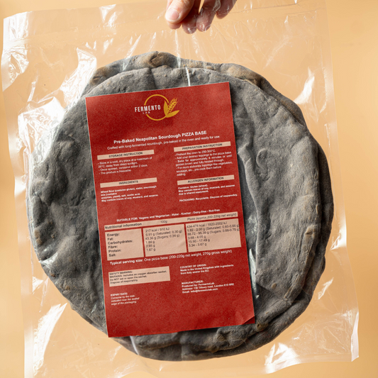 THE BLACK CRUST – ARTISAN CHARCOAL PIZZA BASE