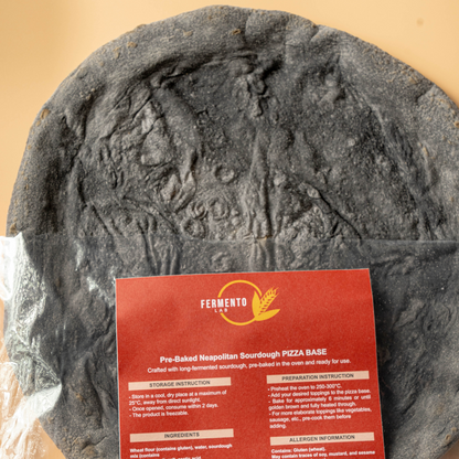 THE BLACK CRUST – ARTISAN CHARCOAL PIZZA BASE
