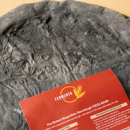 THE BLACK CRUST – ARTISAN CHARCOAL PIZZA BASE